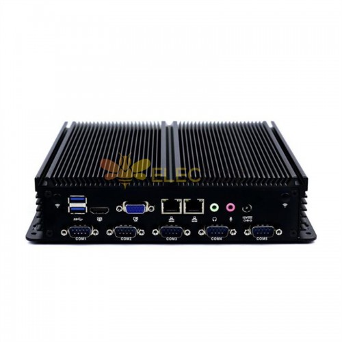 i5 Embedded Fanless Industrial Computer Dual Network Multi-string Industrial Mini Host