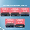 PoE-Switch, Ethernet-Switch, Gigabit-Industrie-Switches, abgeschirmte Ports, lüfterloser Erweiterungs- und Prioritätsmodus