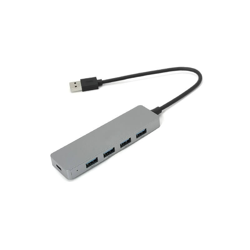 Dockingstation 4-Port USB Hub mit BC Fast Charge