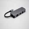 도킹 스테이션 USB Type-C - USB3.0x4 허브+HDMI+VGA+3.5mm 폰 잭 TRRS +RJ45 +SD + TF +USB PD