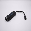 TYPE-C 4in1ドッキングステーションからUSB3.0からRJ45ギガビットイーサネットポート