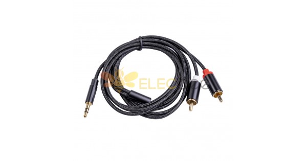 Cable RCA 3.5mm Jack macho a 2 Rca auricular masculino Aux Audio