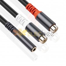 Acheter Câble de micro 6.35mm 1/4 pouces, connecteur XLR 6.35 Jack TRS vers  XLR mâle, câble de micro plaqué or, Double bouclier pour Microphones et  haut-parleurs