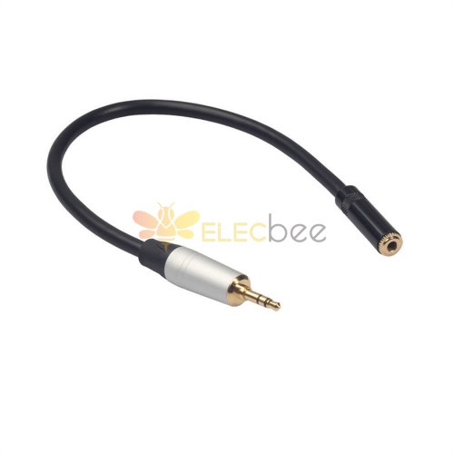 Cable de extensión de audio auxiliar Auxiliar de 3,5 mm macho a 3,5 mm Cable de línea de extensión de audio macho para cable de teléfono de coche 0,3 M