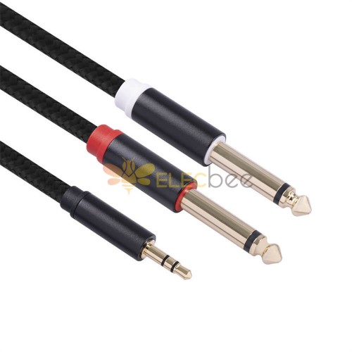 Double Jack Male Cable, Guitar Amplifier Cable, Dual Jack Jack Cable