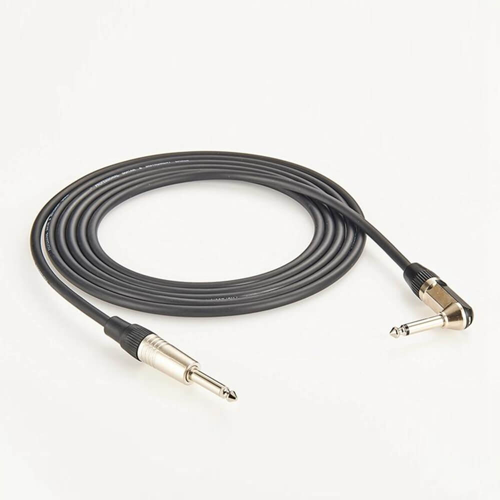 Cable de ángulo recto de 1/4 pulgada a 6,35 mm Trs 1M