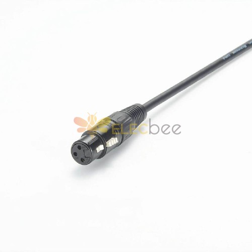 6,35 mm Erkek - XLR 3 Pimli Dişi Kablo