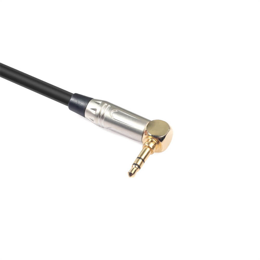 0,3 M 90 Grad 3,5 Mm Stereo Trs Stecker Auf XLR 3 Pin Stecker Audio Kabel Mikrofon Verlängerung Kabel draht Kabel Audio Verlängerung Kabel