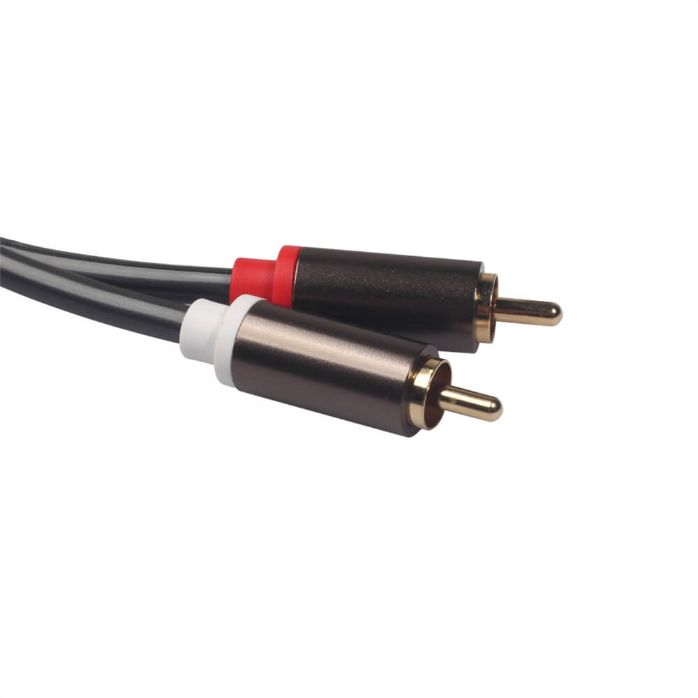 2 enchufes XLR hembra a 2 RCA macho Cable de Audio 1,5 M para amplificador caja de sonido