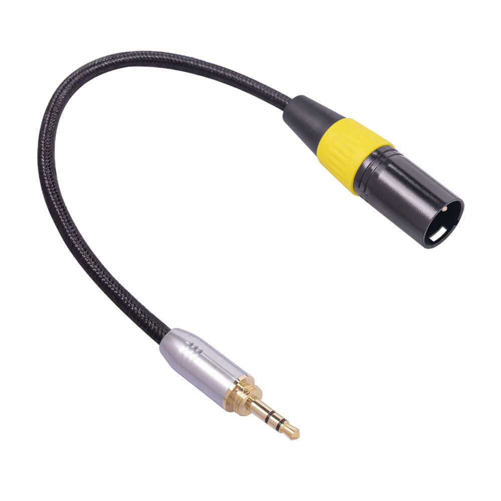Cavo audio per mixer scheda audio maschio da 3,5 mm a XLR 3 pin maschio 0,3 m