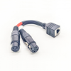 Cable Adaptador Axia Dual XLR Hembra A RJ45 Hembra 0.2M