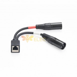 Cable Adaptador Axia Dual XLR Macho A RJ45 Hembra