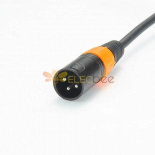 Adaptador Audio Digital XLR Macho 3 Pin A RJ45 Hembra 0.1M