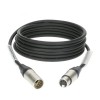 Cabo DMX 5 pinos XLR macho para conector fêmea