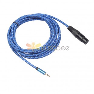 Микрофонный провод Шнур XLR Женский до 3,5 мм Штекер Аудио Провод Микрофонный кабель 3 метра