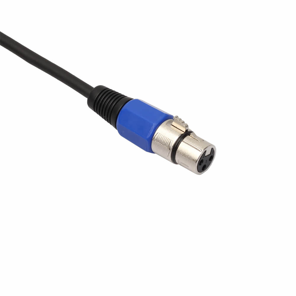 Trs 6.35Mm (1/4 İnç) - 3 Pinli XLR Dişi Dengeli Kablo 0.3M Mic Platform Dj Pro Ve Daha Fazlası İçin