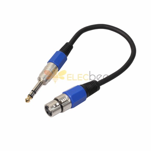 6.35 1/4 inch TRS to XLR Cable 1/4 6.35mm Male to XLR 3-pin Female Cord  Balanced