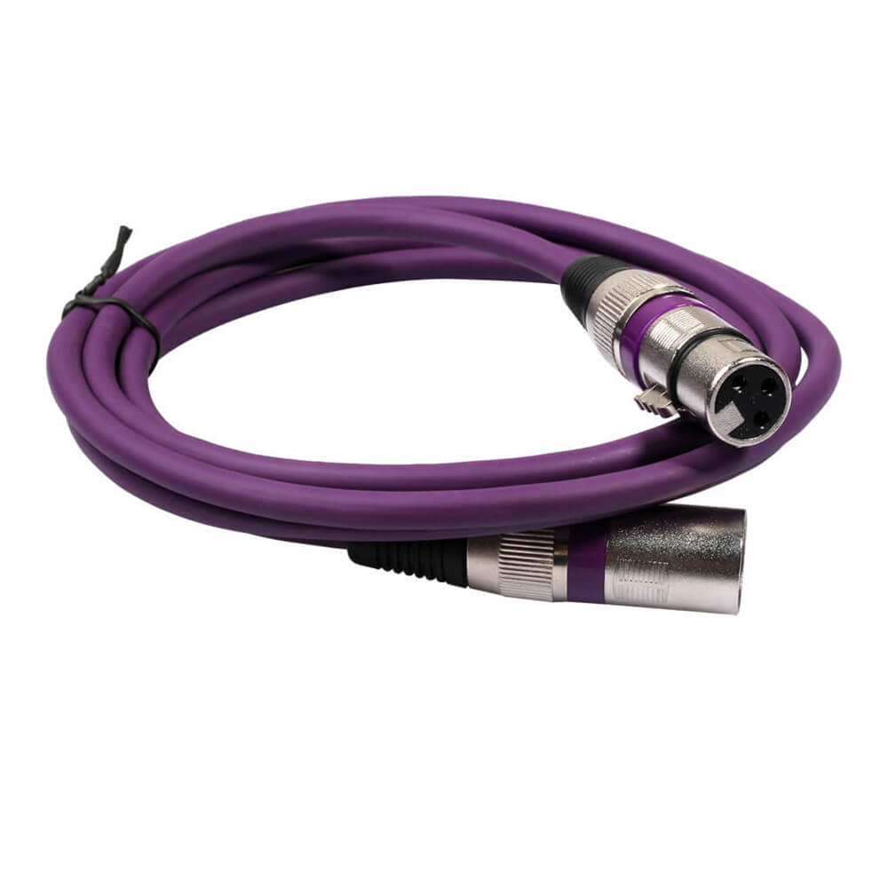 Cavo per microfono XLR a 3 pin maschio-femmina Cavo per microfono ad alta schermatura Cavi per microfono 1M