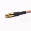 Tipos de cables coaxiales impermeableuh UHF Bulkhead hembra a recto MCX macho cable de montaje crimpado 30cm