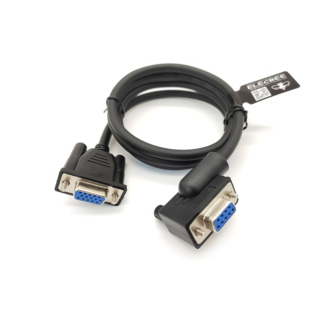 HD15 Female To D-Sub 9 Female Flexray Cable 1M