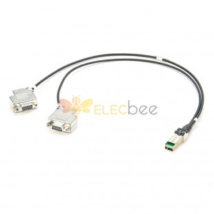 Módulo óptico a 2PC DB9 Hembra 45° Conectores Ericsson Signal Cable Rpm 777 296/00500