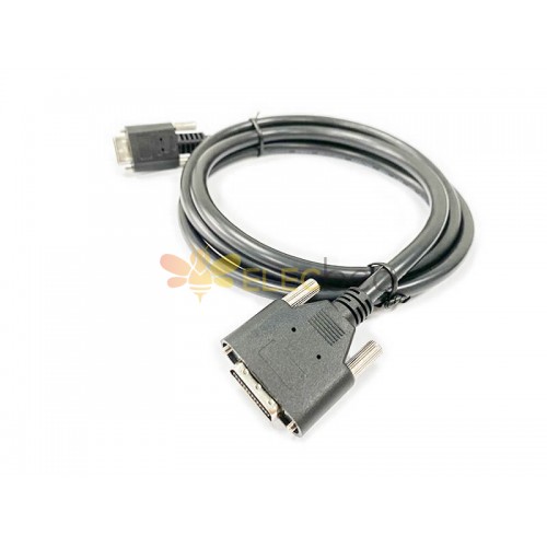 Power Supply High Flexible Towline With Lock Data Cable 1 Meter Camera Link Industrial Camera Cable Sdr 26 Pin To Mdr 26 Pin 3m