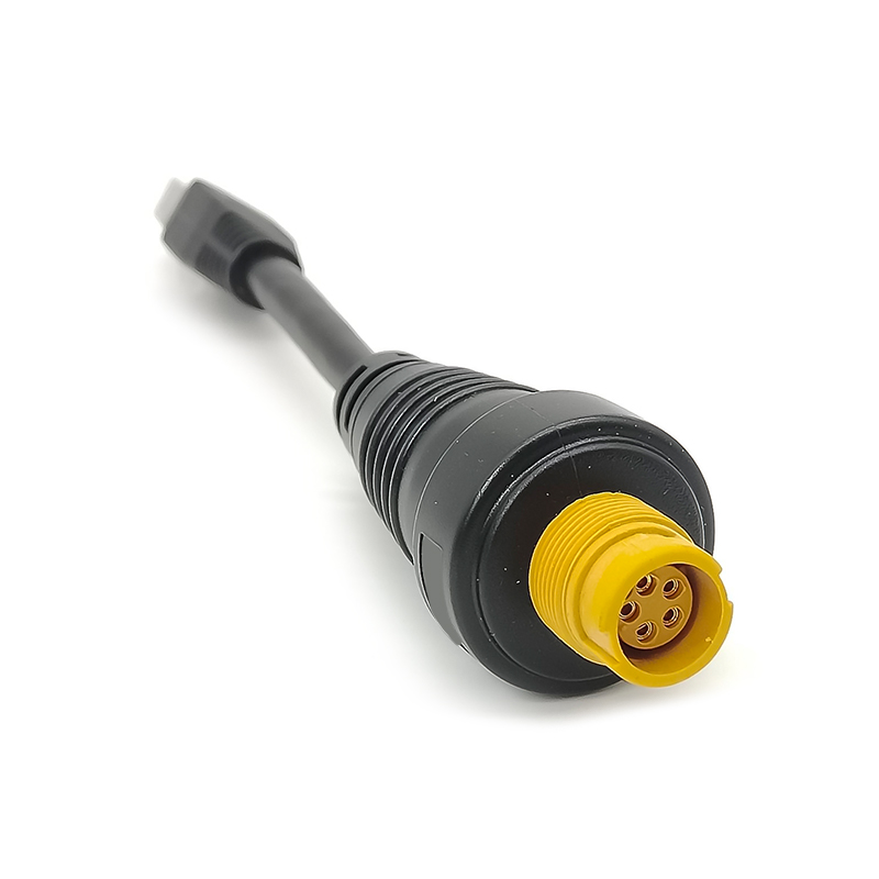 Cabo adaptador RJ45-Yellow Round Ethernet para monitores Simrad NSO evo2 e Zeus2.