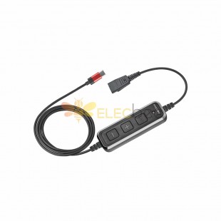 Câble répartiteur de casque de type C à déconnexion rapide compatible avec le câble d'entraînement Jabra B20