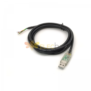 带有 TX/RX LED 的 FTDI 芯片 USB 转 RS485 串口连接线