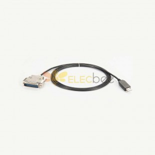 Cable de programación serial macho USB2.0 a DB25 1M