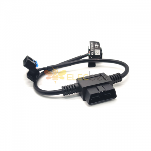 Futheda OBD-II/EOBD-Diagnosekabel, 16-polig, Stecker auf Buchse,  rechtwinklig, OBD2-Adapter-Verlängerungskabel mit Netzschalter, kompatibel  mit Auto-Motor : : Auto & Motorrad