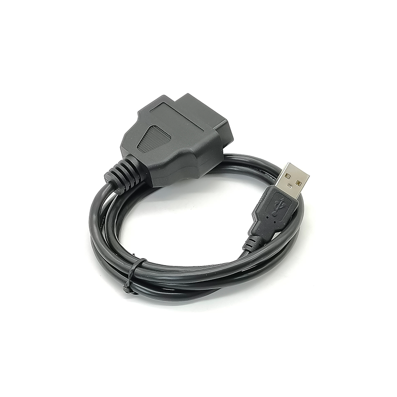 OBD2 Fêmea para Usb2.0 Macho Cabo de Extensão Automóvel OBD Gps Cabo 1M