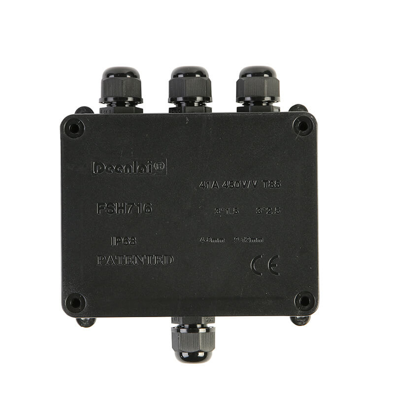 Caja de conexiones impermeable IP68 716 Cable exterior FSH716-4P(Pg9*4 4-8Mm)