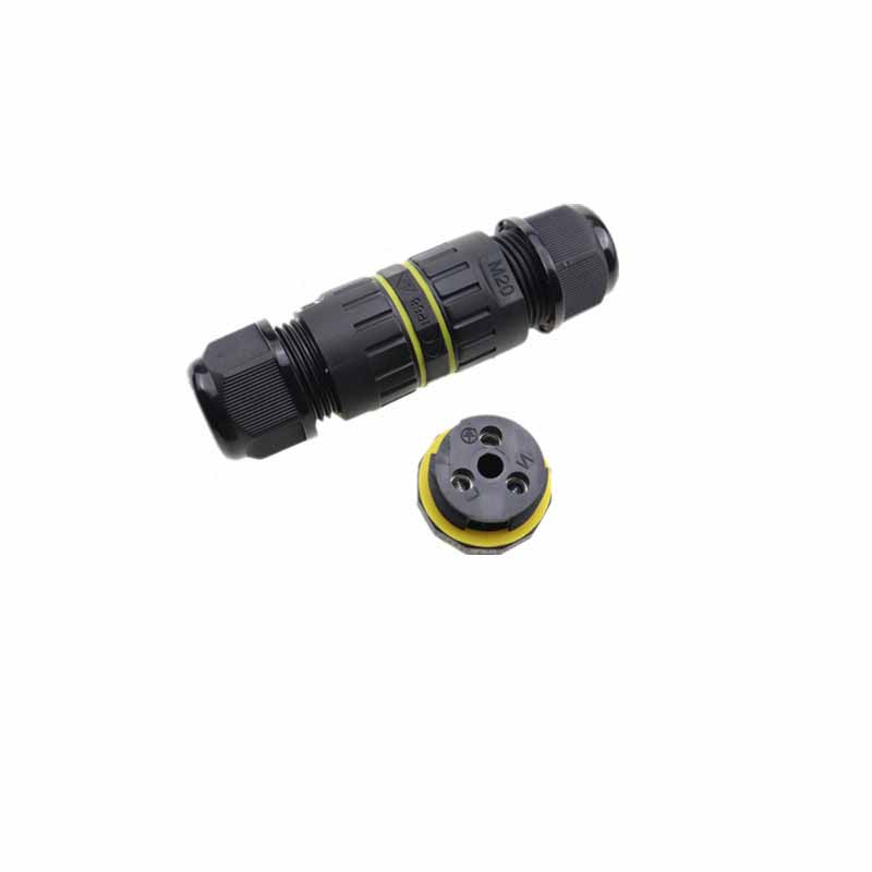 Ew-M20 3 Pinos Pa66 Conector de Cabo Impermeável Braçadeira de Parafuso (Para Cabo 5-9/9-12Mm)