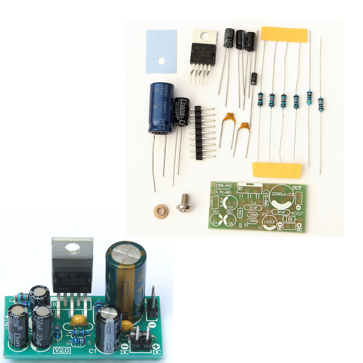 20pcs-DIY-TDA2030A-Audio-Amplifier-Board-Kit-Mono-Power-18W-DC-9V-24V-1366971