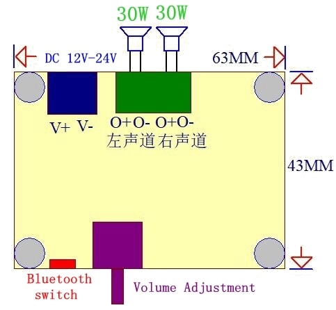 Bluetooth-42-TPA3110-30W30W-Digital-Stereo-Audio-Power-Amplifier-Board-Module-12V-24V-Car-for-USB-Sp-1559532