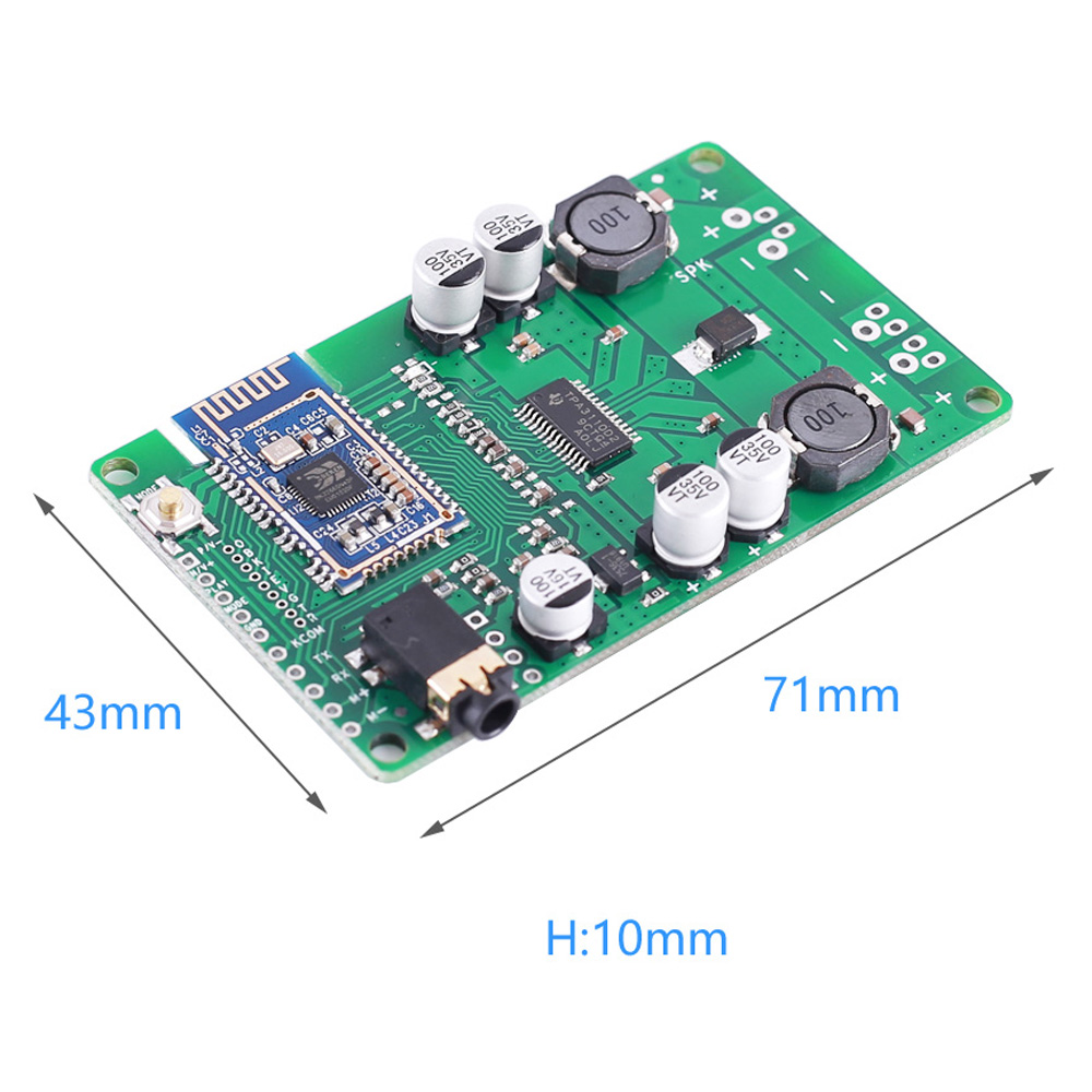 DC-12V-TWS-BLE50-Mono-Bluetooth-Amplifier-Module-20W30W-BluetoothMICAUX-Audio-Input-Support-Change-N-1744683