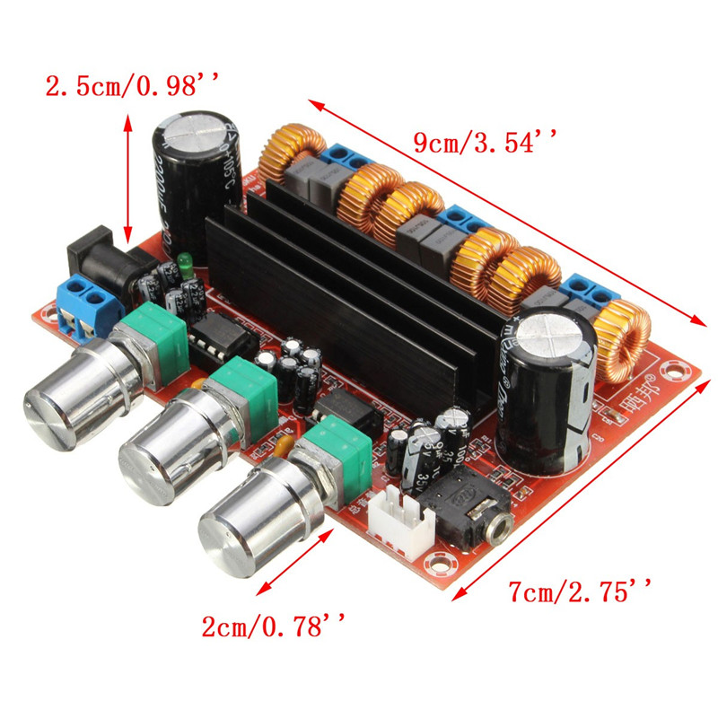 TPA3116D2-50Wx2100W-21-Channel-Digital-Subwoofer-Amplifier-Board-12V-24V-1159554