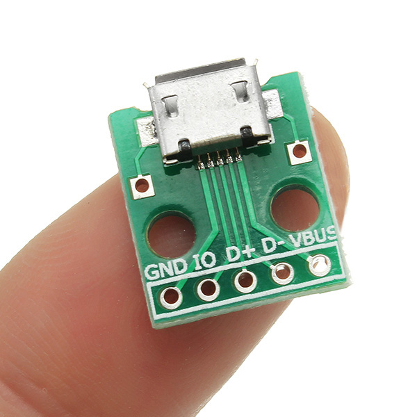 10pcs-Micro-USB-To-Dip-Female-Socket-B-Type-Microphone-5P-Patch-To-Dip-With-Soldering-Adapter-Board-1165563