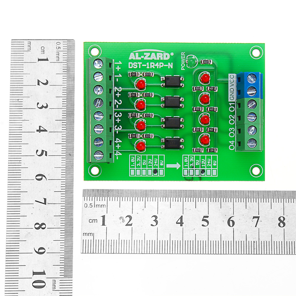 3pcs-24V-To-12V-4-Channel-Optocoupler-Isolation-Board-Isolated-Module-PLC-Signal-Level-Voltage-Conve-1466954