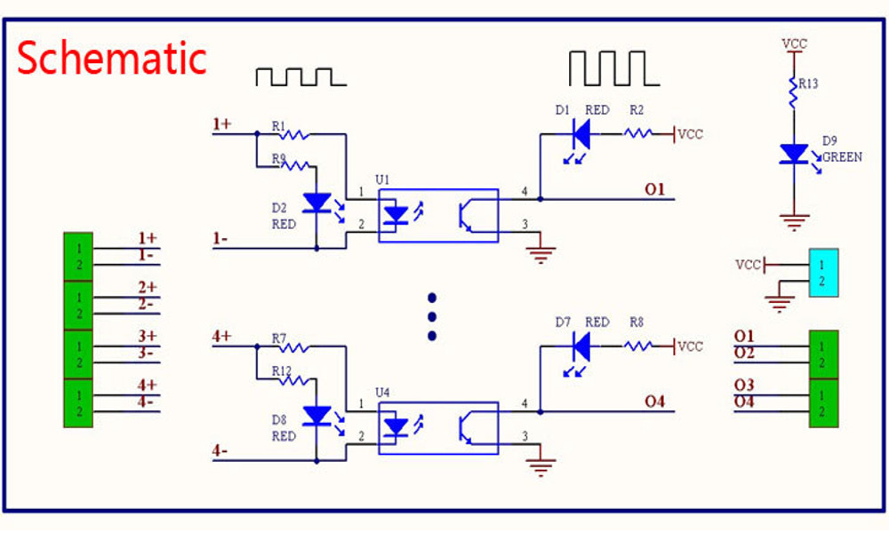 3pcs-5V-To-24V-4-Channel-Optocoupler-Isolation-Board-Isolated-Module-PLC-Signal-Level-Voltage-Conver-1466342