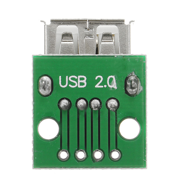 5pcs-USB-20-Female-Head-Socket-To-DIP-254mm-Pin-4P-Adapter-Board-1167635