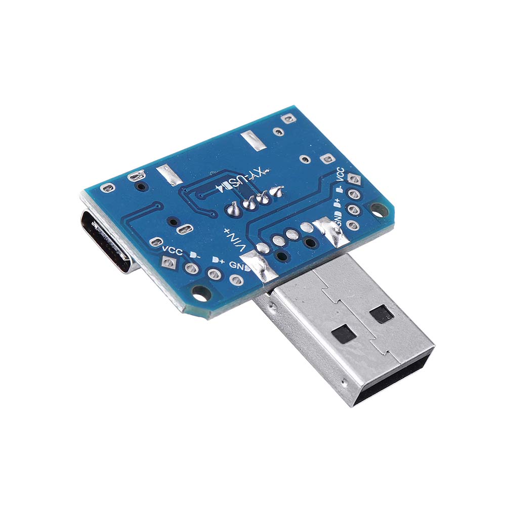 5pcs-USB-Adapter-Board-Male-to-Female-Micro-Type-C-4P-254mm-USB4-Module-Converter-1605812