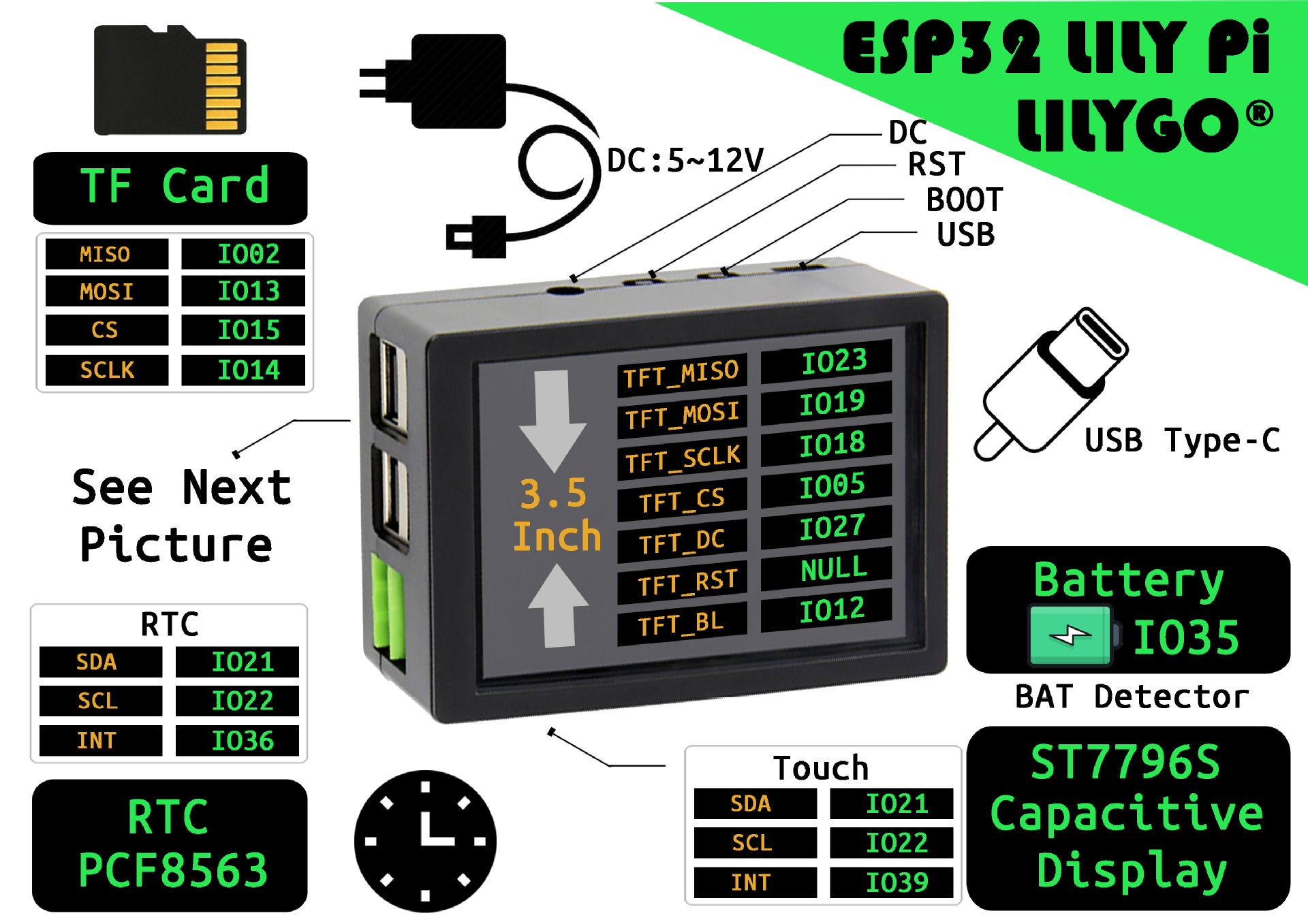 LILYGOreg-LILY-Pi-ESP32-WiFi-bluetooth-35-Inch-Capacitive-Touch-Screen-with-5V-2A-Relay-USB-Expansio-1741427