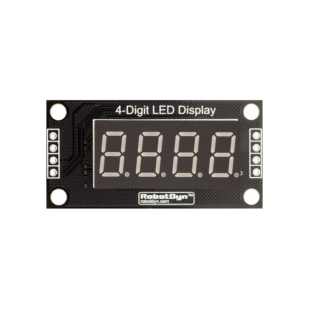 Robotdynreg-036-Inch-4-Digit-LED-Display-Tube-7-segments-TM1637-30x14mm-Yellow-Decimal-Point-Module-1654852