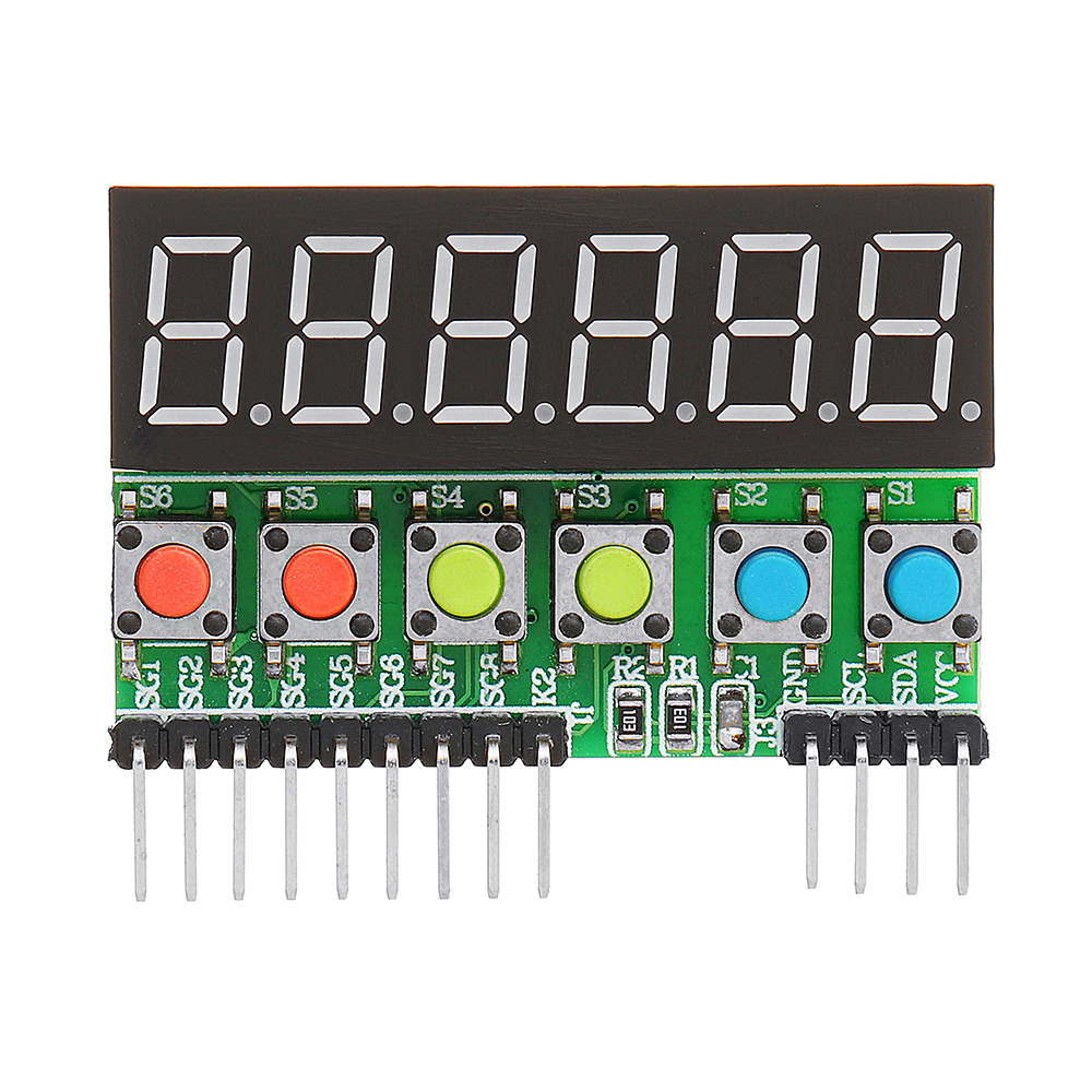 TM1637-6-Bits-Tube-LED-Display-Key-Scan-Module-DC-33V-To-5V-Digital-IIC-Interface-Six-In-One-036-Inc-1369937