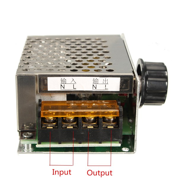 Régulateur de tension SCR 4000W Régulateur de tension 220V Contrôleur de  vitesse Contrôle électronique de moteur