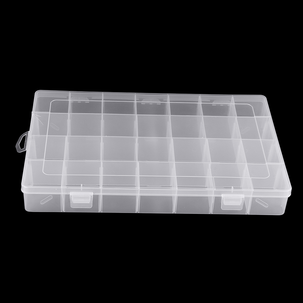 Plastic Storage Jewelry Box Compartment Adjustable Container For Beads  Earring Box For Jewelry Rectangle Box Case From Cat11cat, $0.9