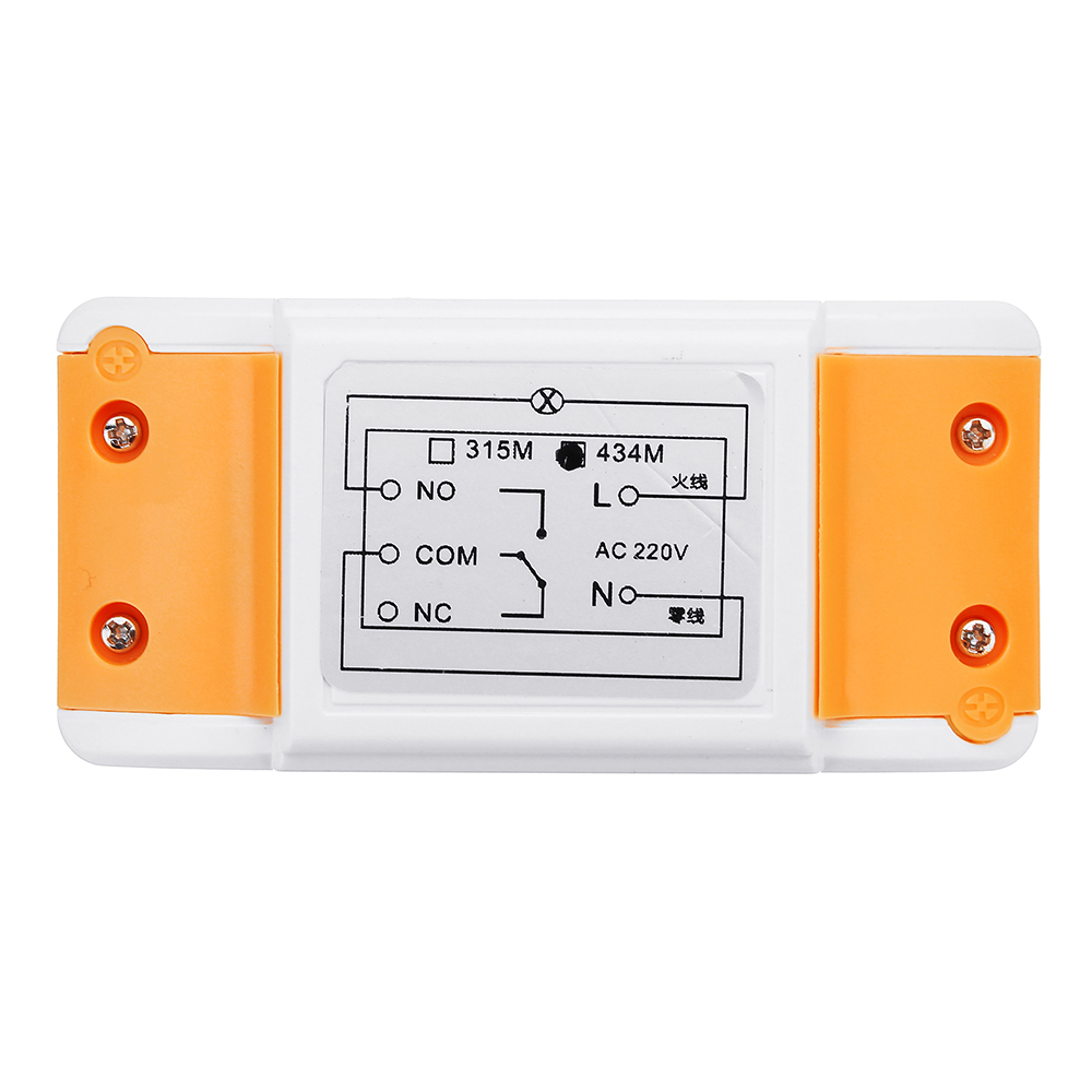 433MHz-AK-AC220V-1CH-Channel-Wireless-Remote-Control-Switch-Module-with-2-Key-Transmitter-1423716