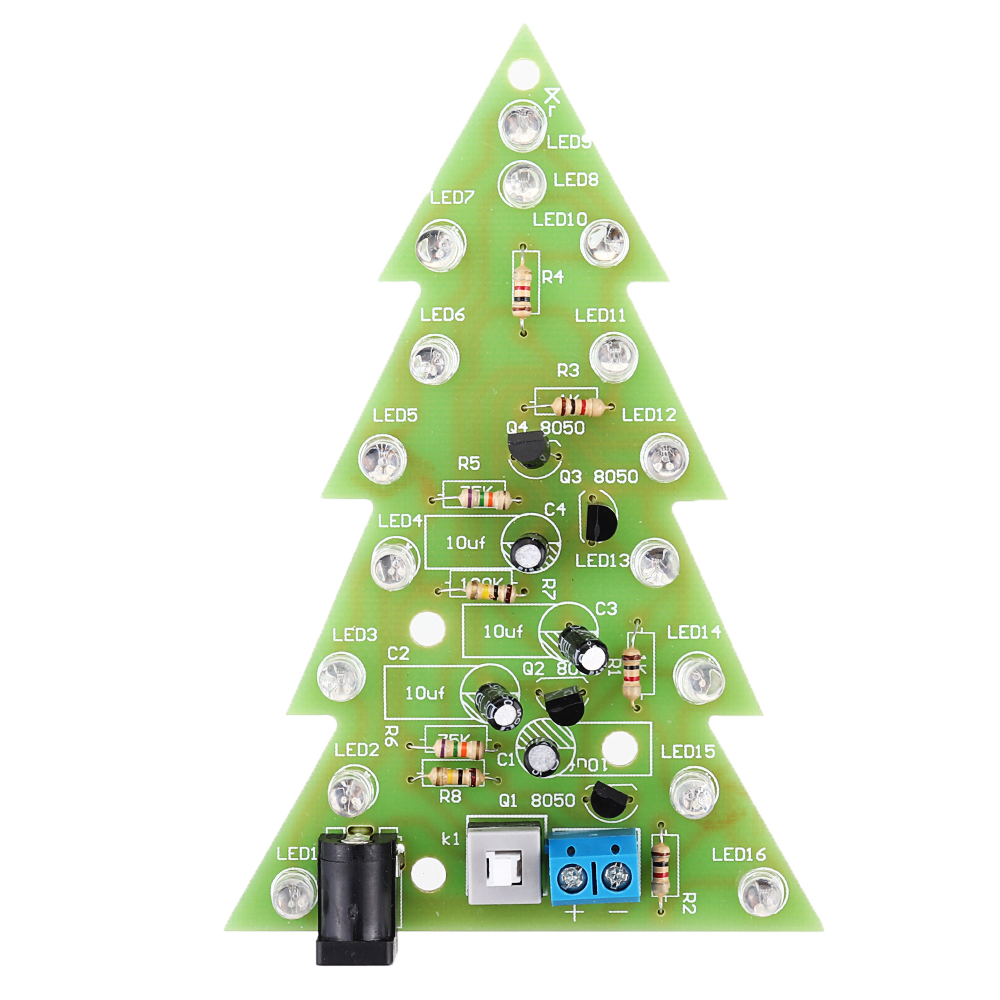 Assembled-USB-Christmas-Tree-16-RGB-LED-Color-Light-Electronic-PCB-Decoration-Tree-Children-Gift-Ord-1602762